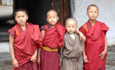 Mönche in Bhutan